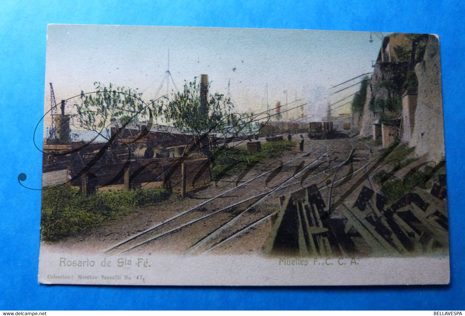 Rosario De Sta Fé. Harbor, Railroad - Argentina