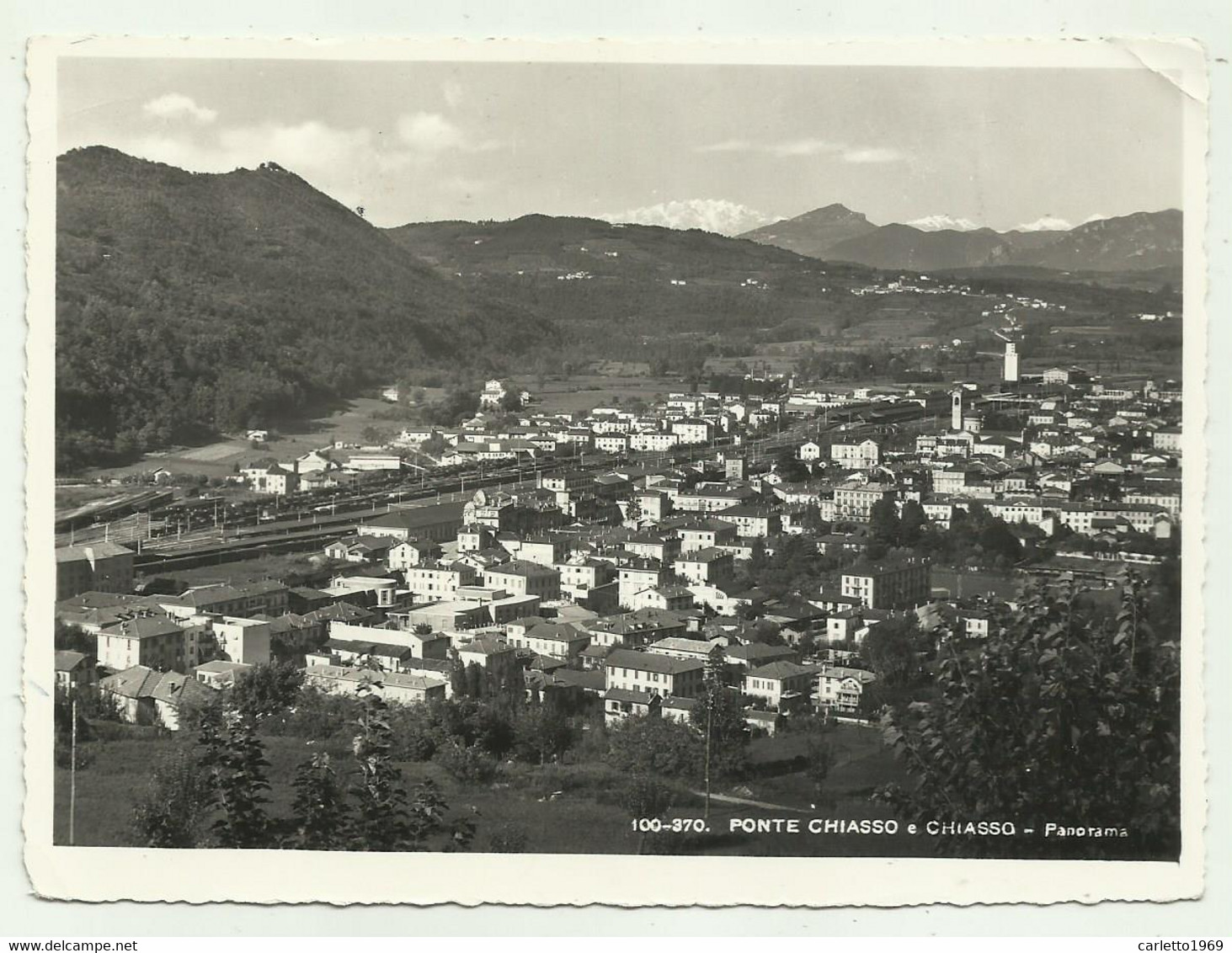 PONTE CHIASSO E CHIASSO - PANORAMA   - VIAGGIATA FG - Chiasso