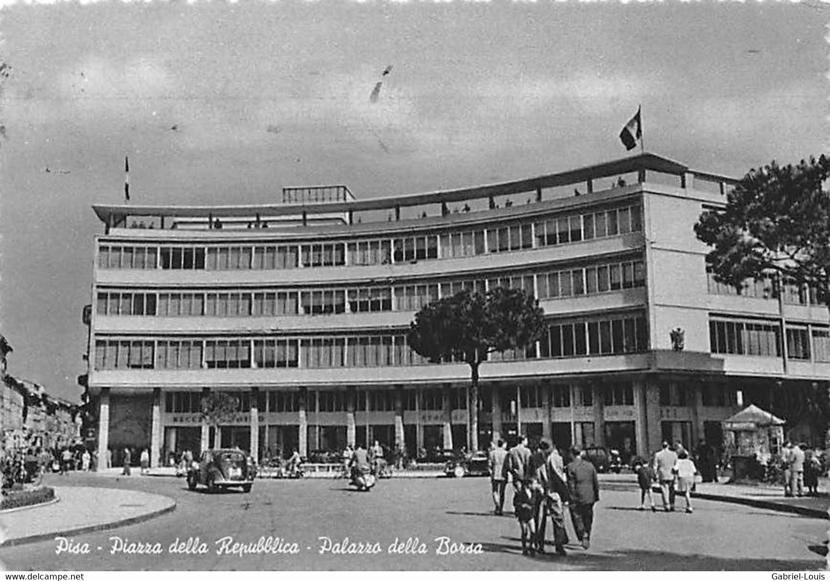 Pisa Piazza Della Repubblica Palazzo Della Borsa    (10 X 15 Cm) - Pisa