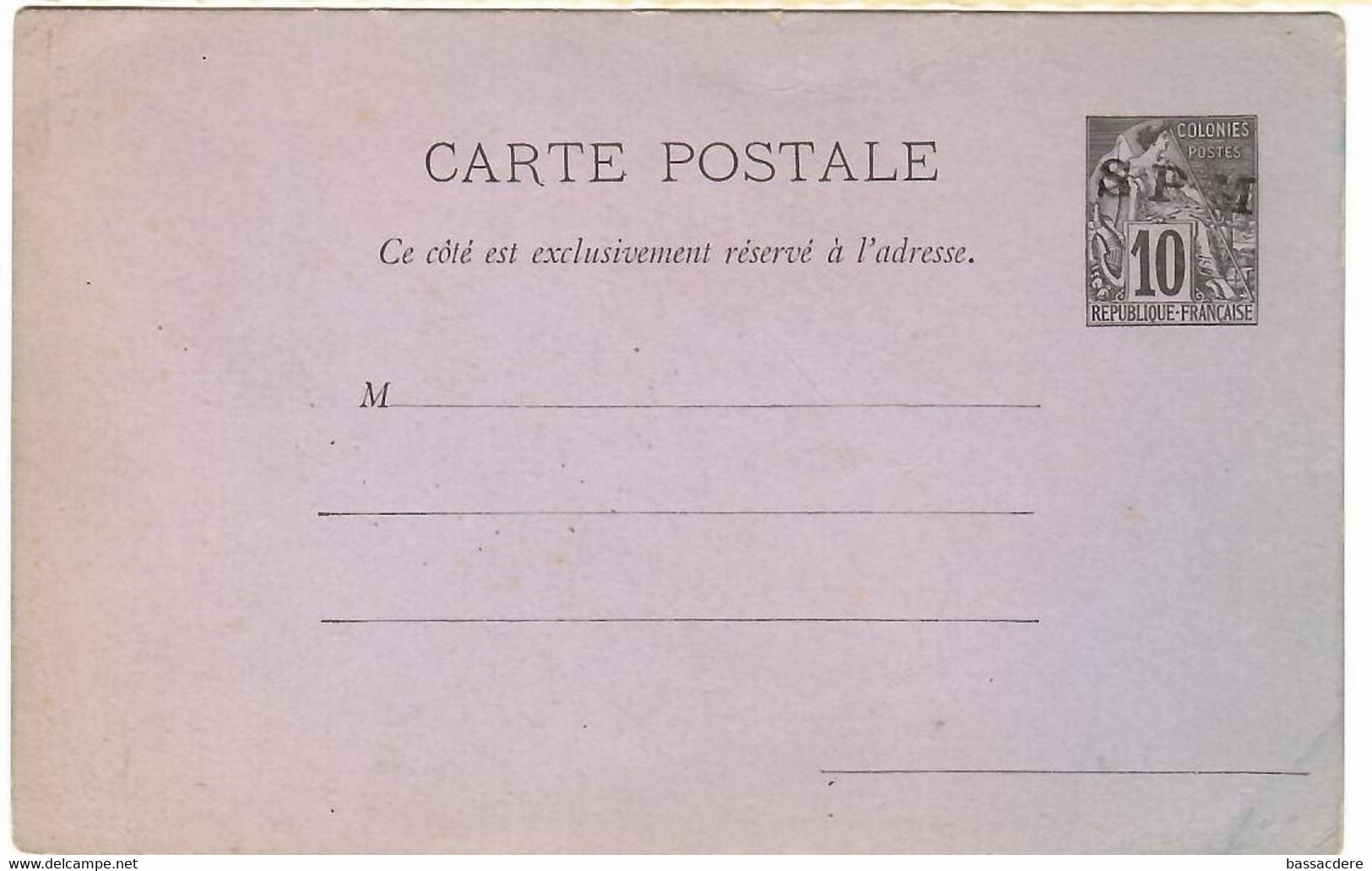 68414 - Entier Avec Surcharge - Postal Stationery