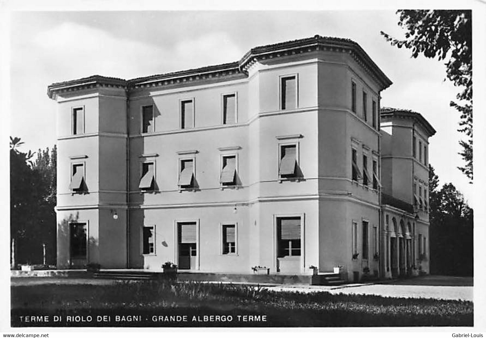 Terme Di Riolo Dei Bagni  Grande Albergo Terme (10 X 15 Cm) - Ravenna