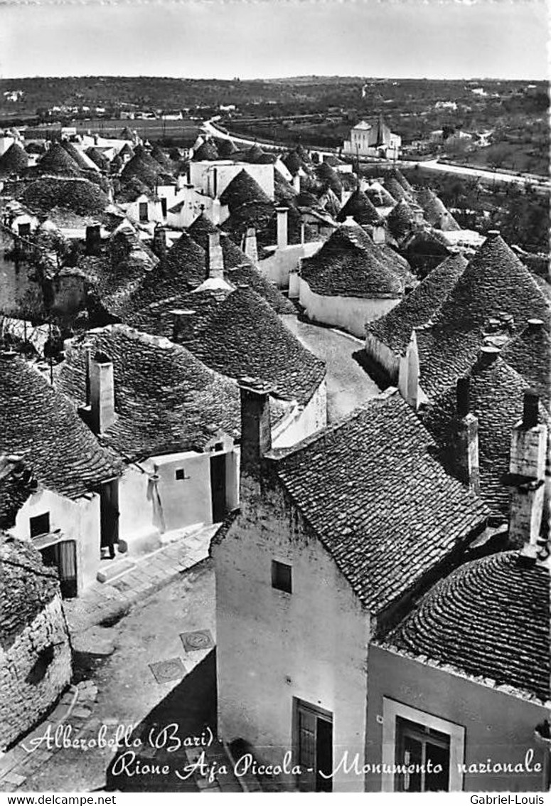 Alberobello  Bari Rione  (10 X 15 Cm) - Bari