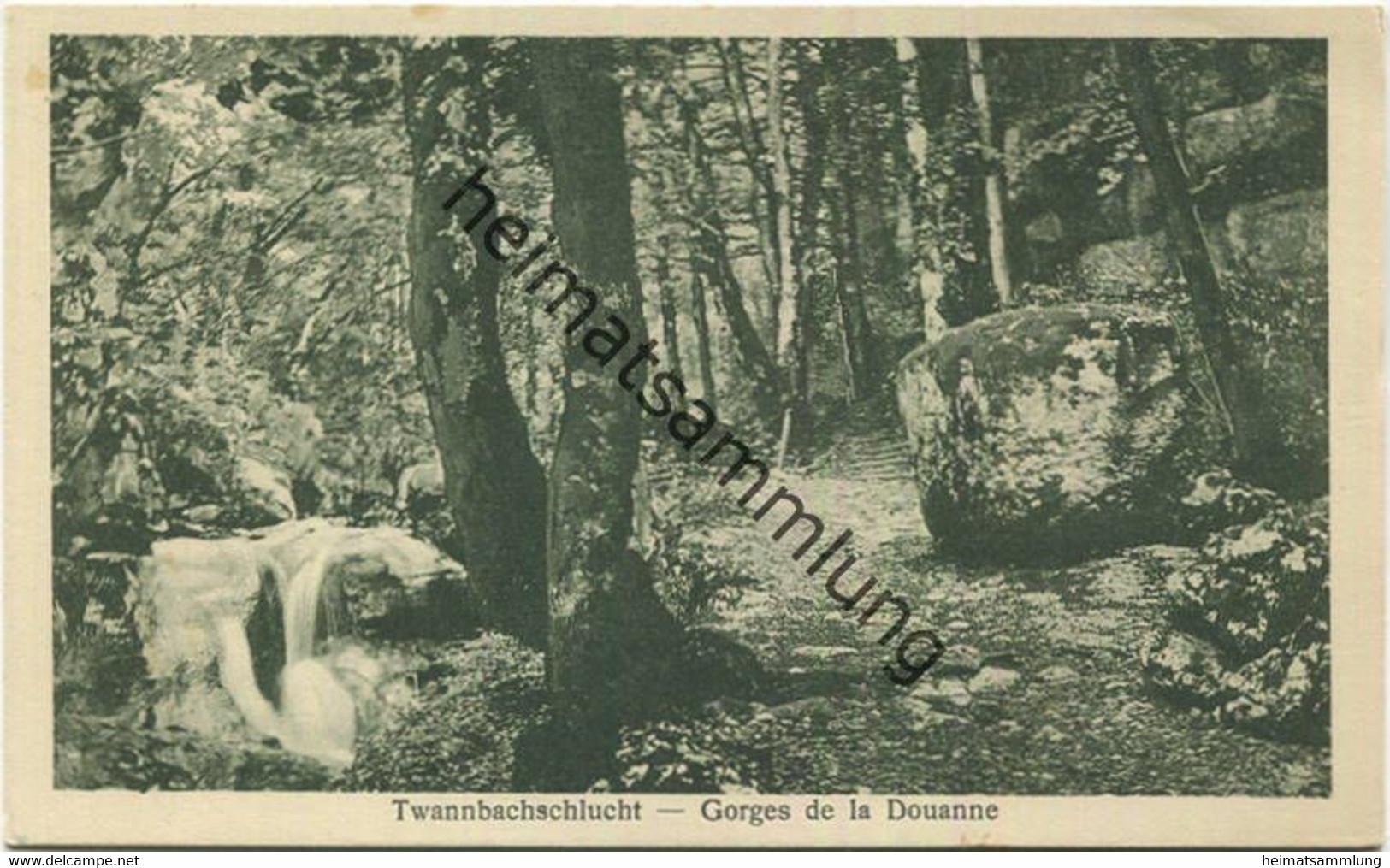 Twannbachschlucht - Gorges De La Douanne - Verlag J. Monbaron Neuveville - Douanne-Daucher