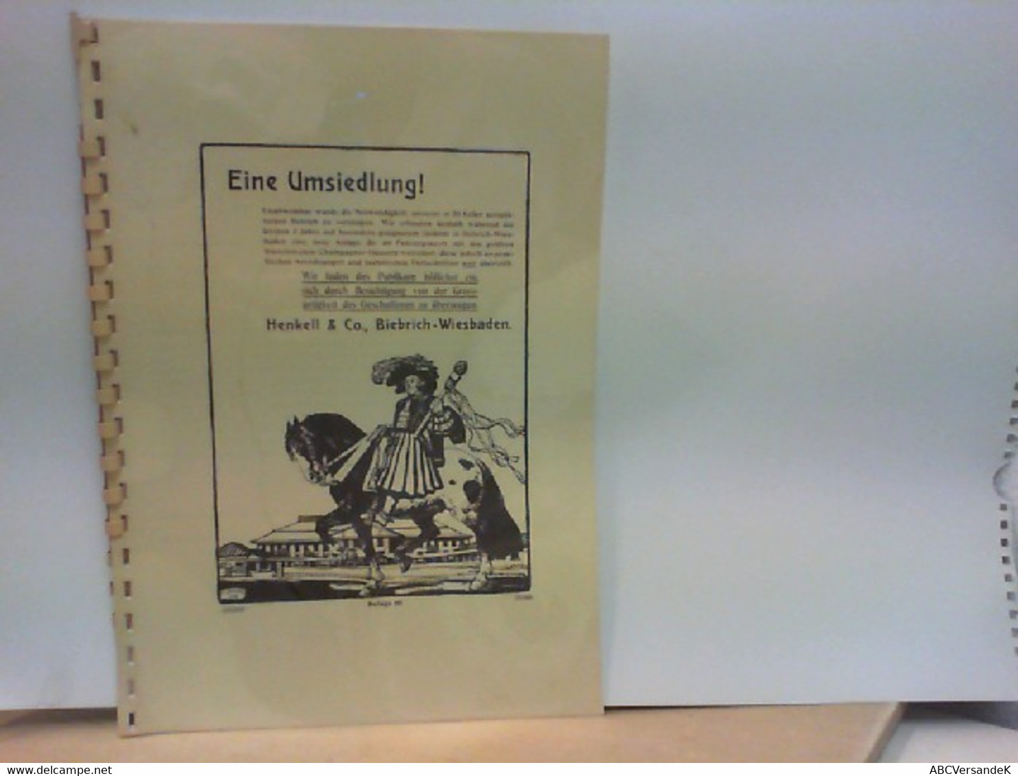 Ausstellung Anläßlich Der Erbauung Der Sektkellerei HENKELL & Co Vor 85 Jahren - Hessen