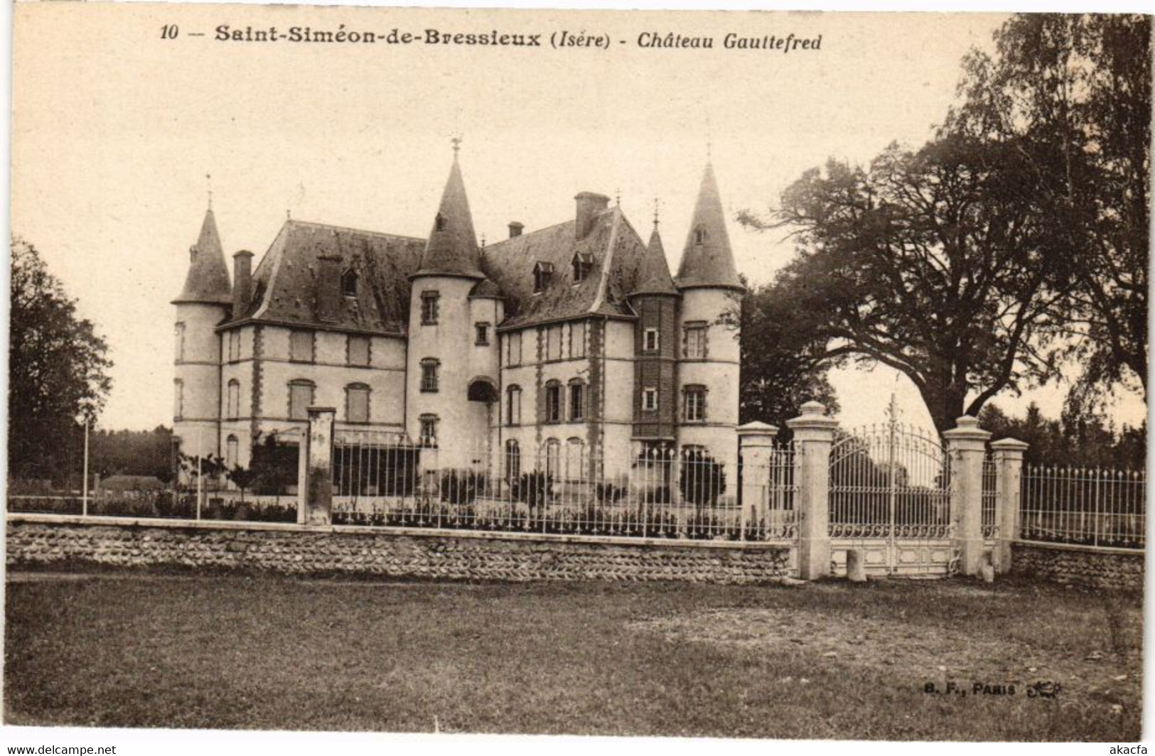 CPA St-SIMEON-de-BRESSIEUX - Chateau Gauitefred (241750) - Bressieux