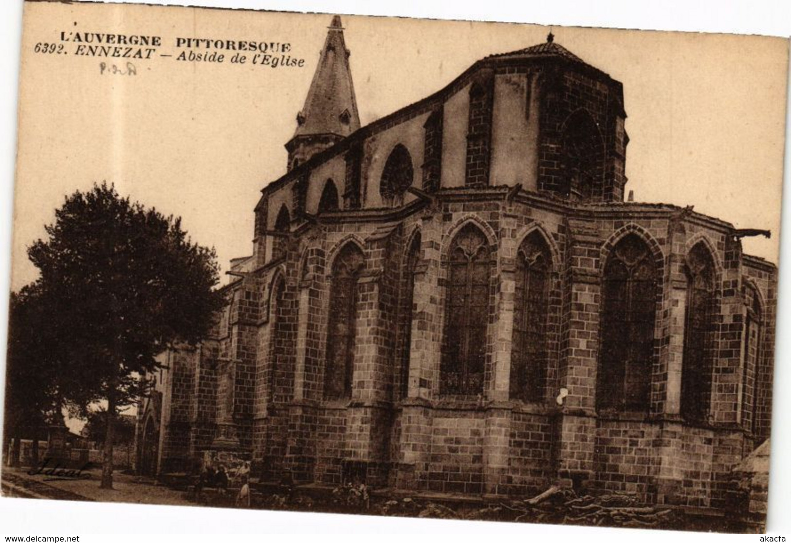 CPA L'Auvergne Pittoresque - Ennezat - Abside De L'Église (244629) - Ennezat