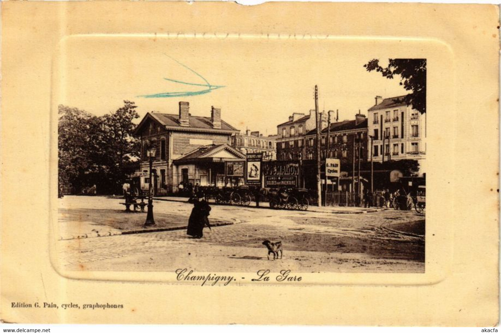 CPA CHAMPIGNY - La Gare (245332) - Champigny