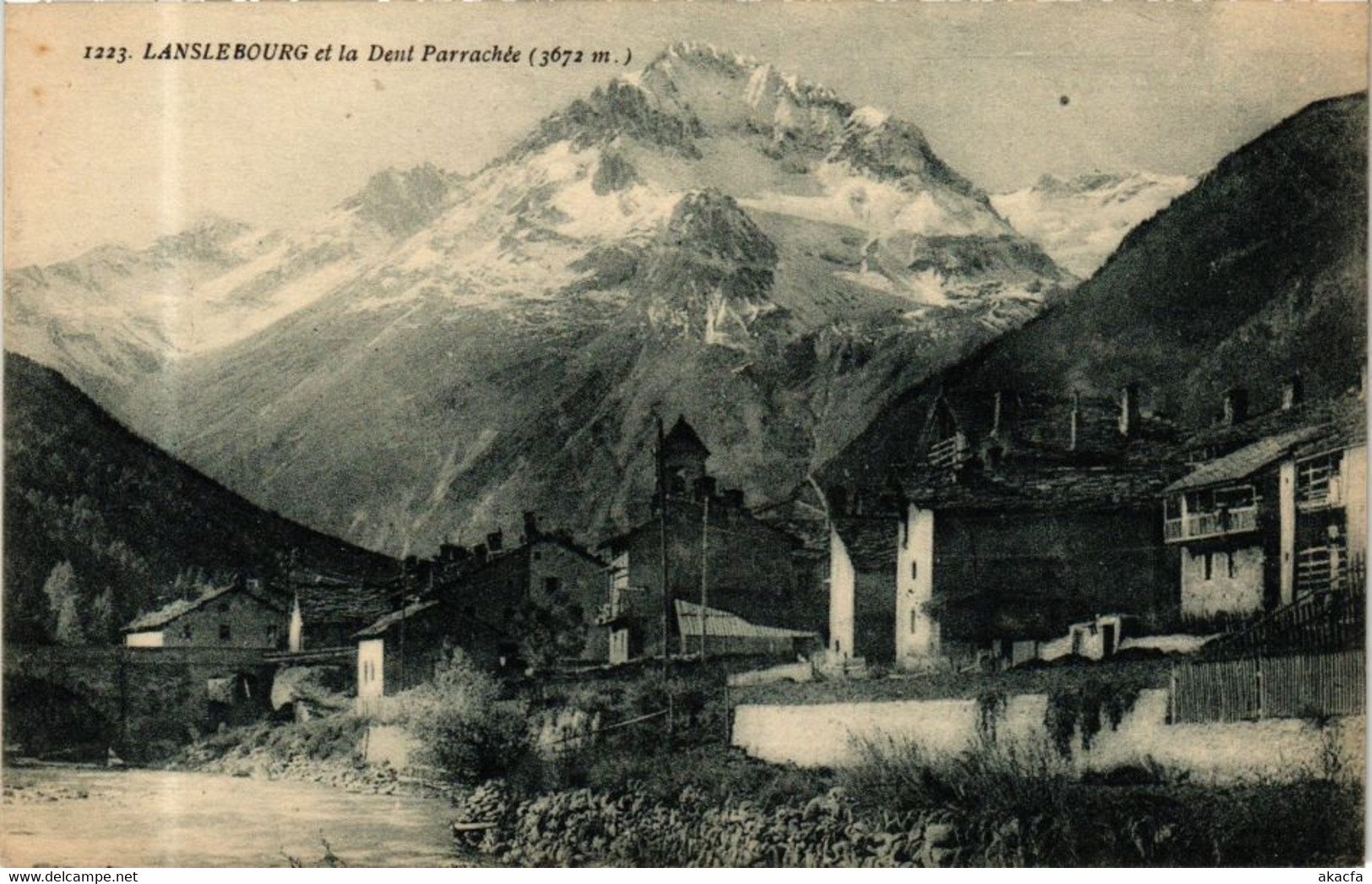 CPA LANSLEBOURG Et La Dent Parrachée (252304) - Val Cenis