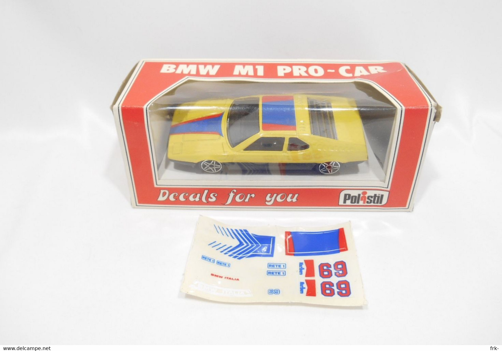 Polistil Bmw M1 Pro Car 1\41 Con Adesivi - Polistil