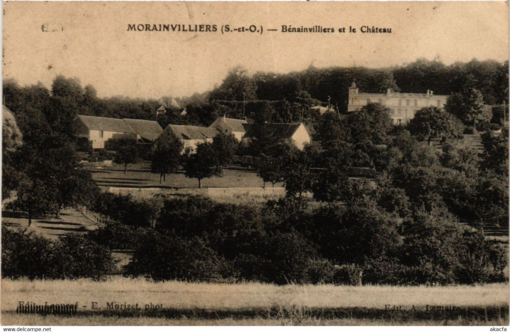 CPA MORAINVILLIERS - Benainvilliers Et Le Chateau (246803) - Morainvilliers