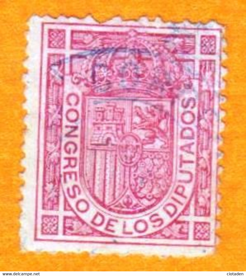 Espagne - 1896 -  Timbre De Service - Rose - Autres & Non Classés