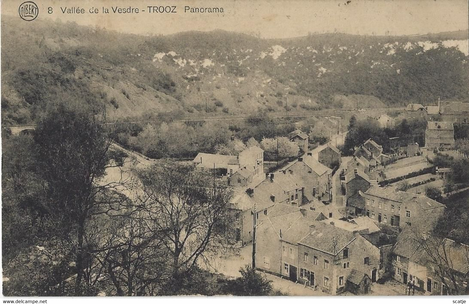 Trooz.   -   Panorama   -   Vallée De La Vesdre.   -   1934   Naar   Maastricht - Trooz