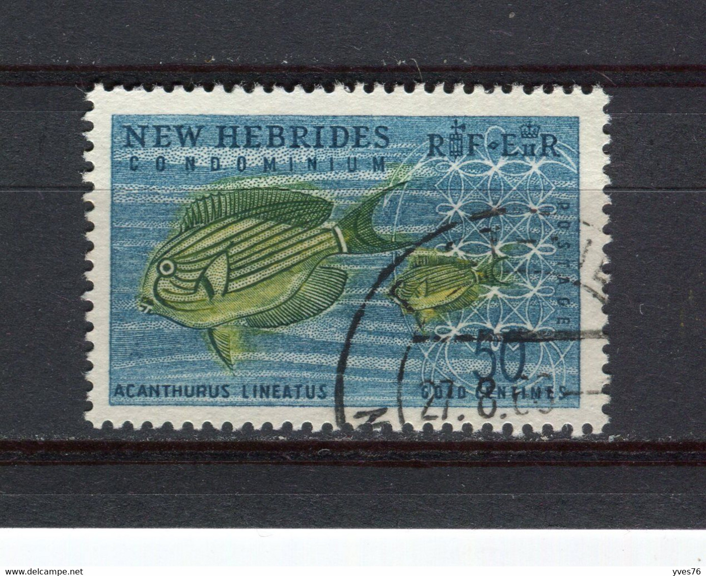 NOUVELLES-HEBRIDES - Y&T N° 209° - Poissons - Oblitérés