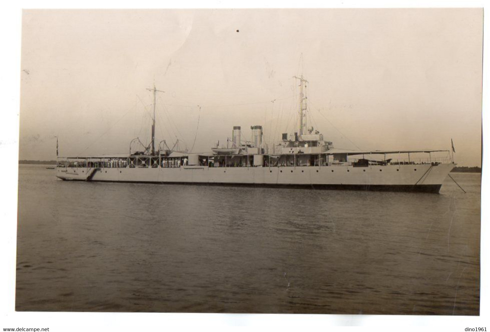 PHOTO 533 - MILITARIA - Photo Originale  ( 24 X 16 ) - Navire Militaire ¨ MARNE ¨ - Boats