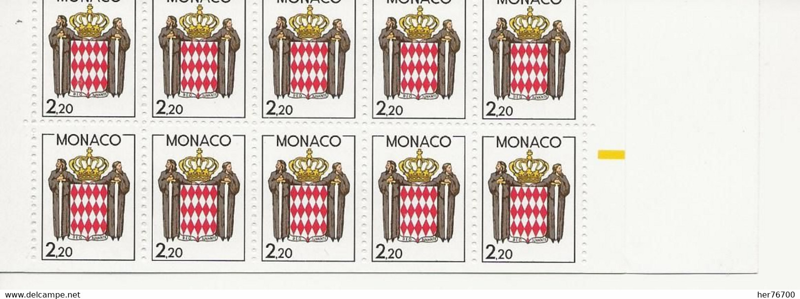 MONACO CARNET NSTDC N° 1 - Postzegelboekjes