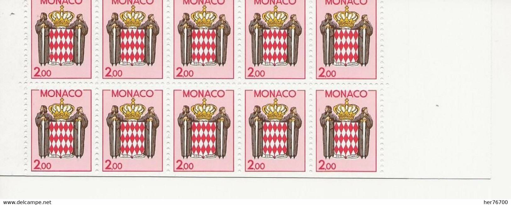 MONACO CARNET NSTDC N° 2 - Libretti