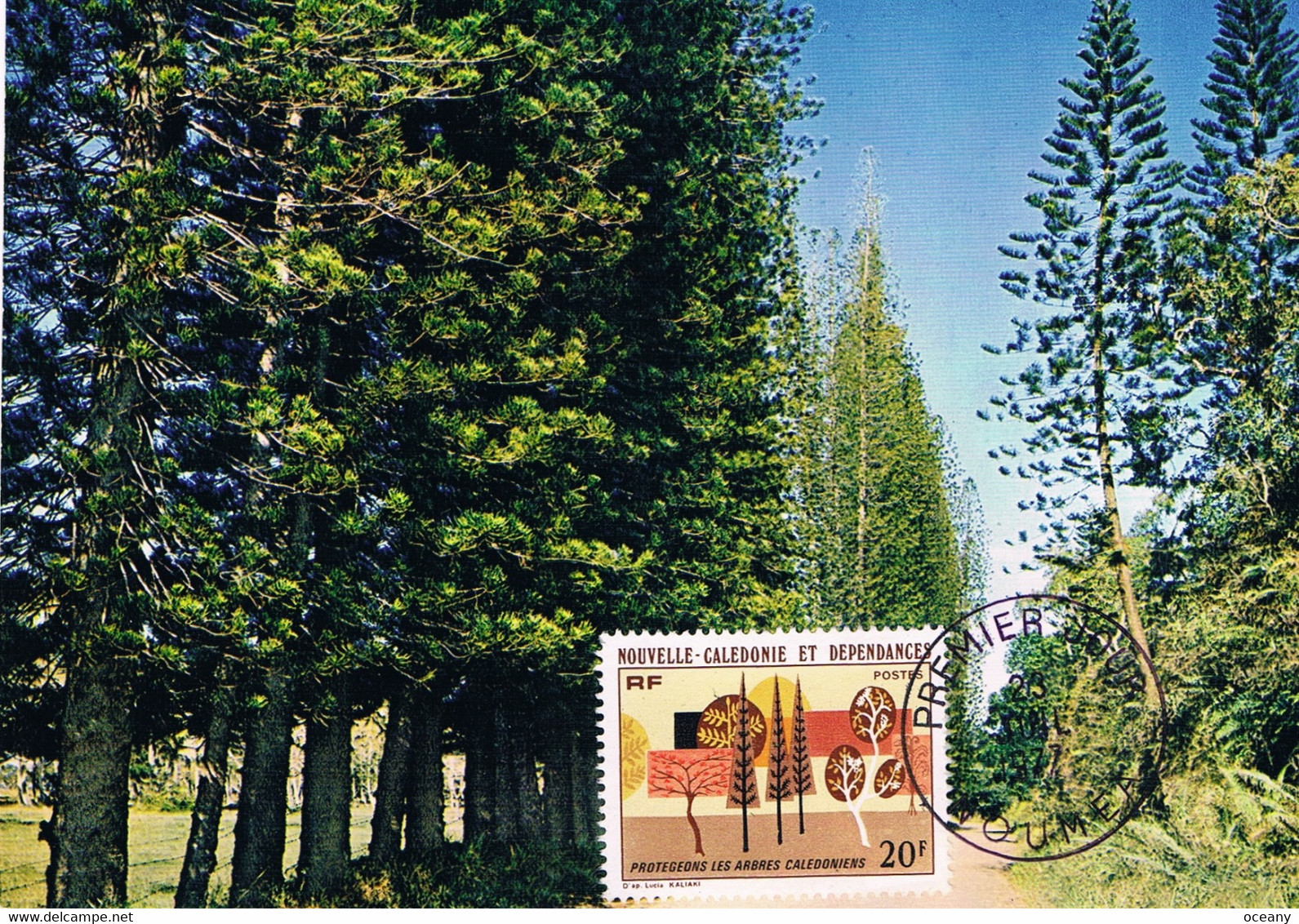 Nouvelle-Calédonie - Protection Des Arbres CM 412 (année 1977) - Tarjetas – Máxima