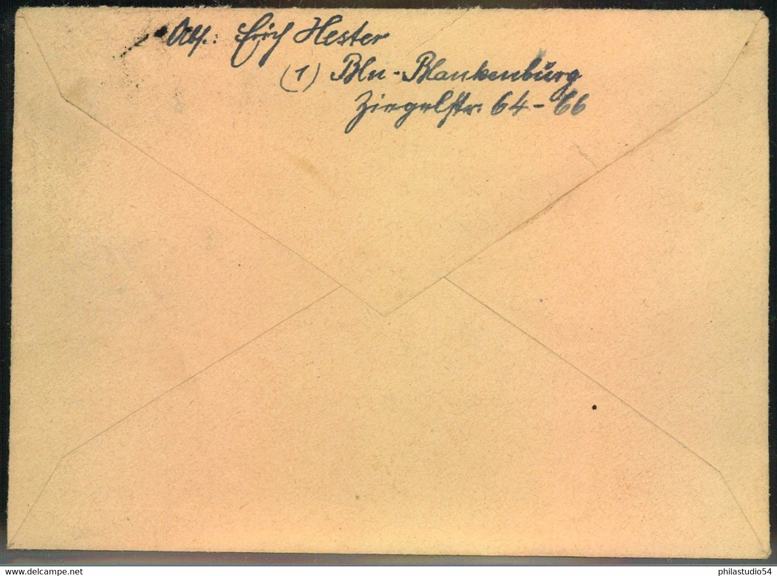 1951, 16 Pfg Akademie Der Wissenschaften Auf Kleinem Ortsbrief Ab BERLIN-BLANLENBURG - Other & Unclassified
