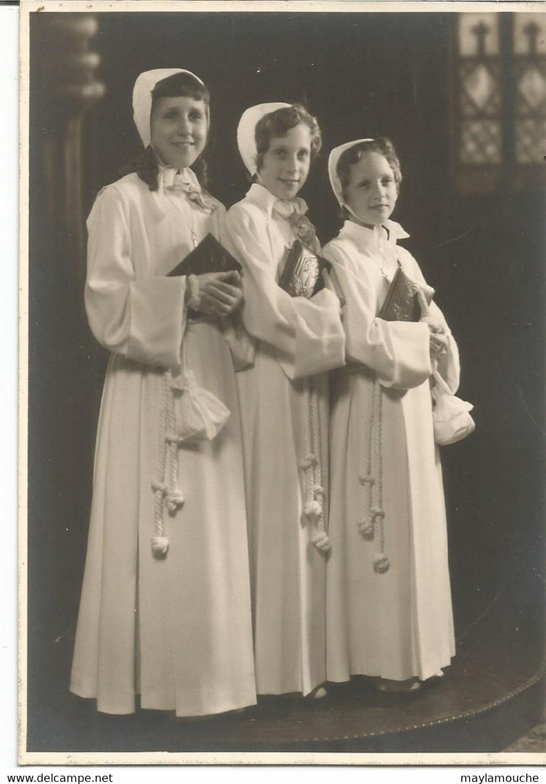 Jeunes Communiantes  ( Photo Carte Baltus La Calamine - Kelmis