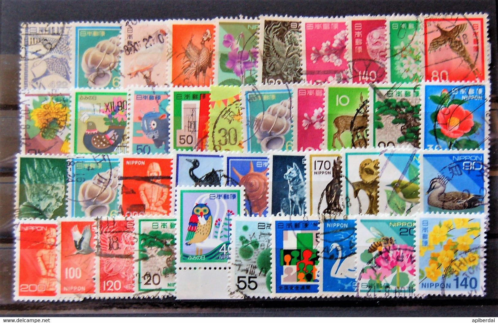 Japon Japan - Small Batch Of 40 Stamps Used II - Verzamelingen & Reeksen