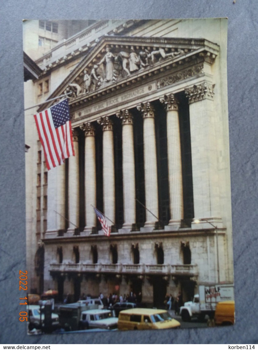 N.Y.  STOCK EXCHANGE - Wall Street