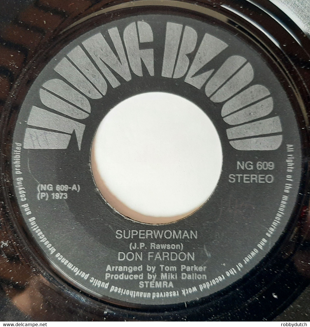 * 7" *  DON FARDON - SUPERWOMAN (Germany 1973) - Soul - R&B