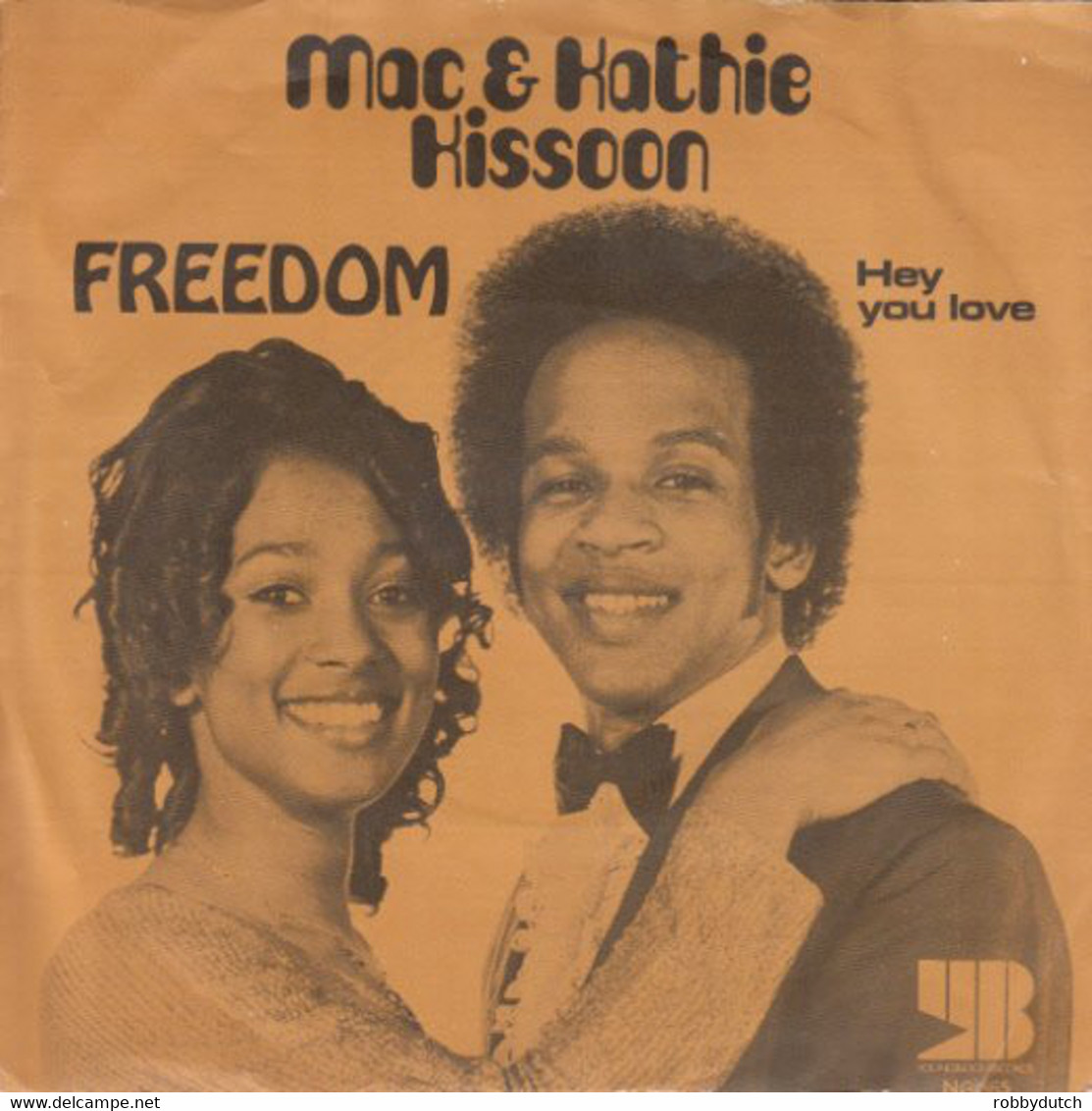 * 7" *  MAC & KATHIE KISSOON - FREEDOM (Holland 1972) - Soul - R&B