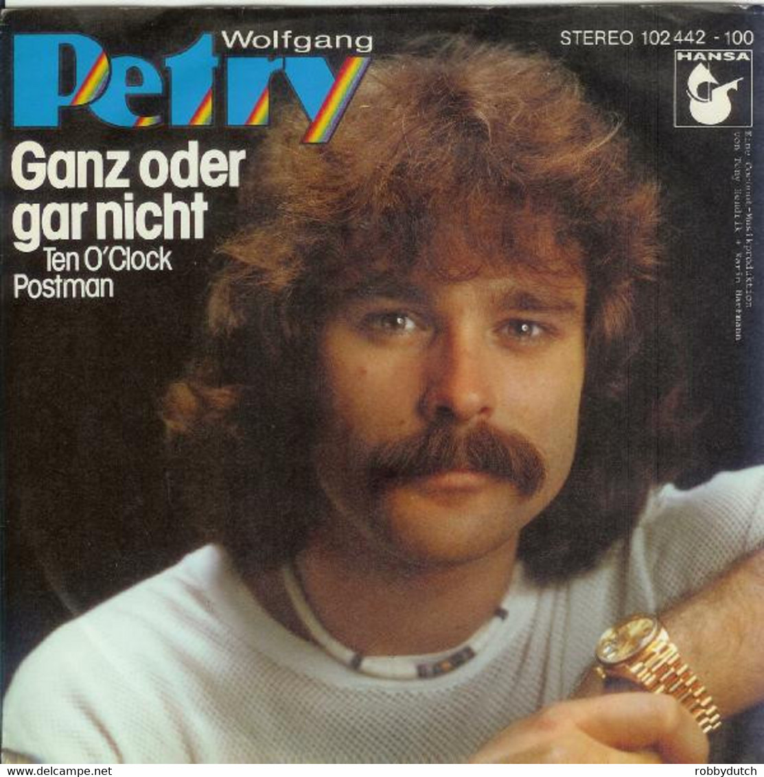 * 7" *  WOLFGANG PETRY - GANZ ODER GAR NICHT (Germany 1980 EX-) - Other - German Music