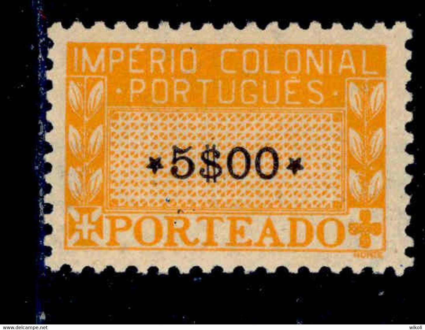 ! ! Portuguese Africa - 1945 Postage Due 5$00 - Af. P09 - MH - Africa Portuguesa