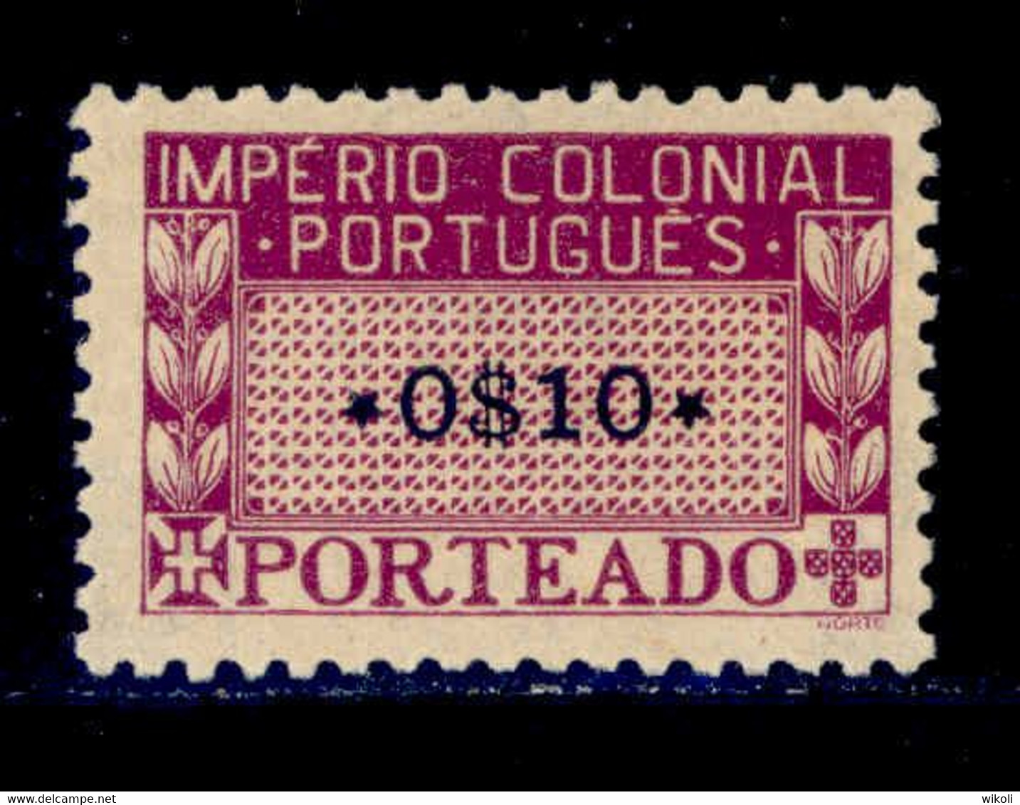 ! ! Portuguese Africa - 1945 Postage Due 0$10 - Af. P01 - MH - Portugees-Afrika