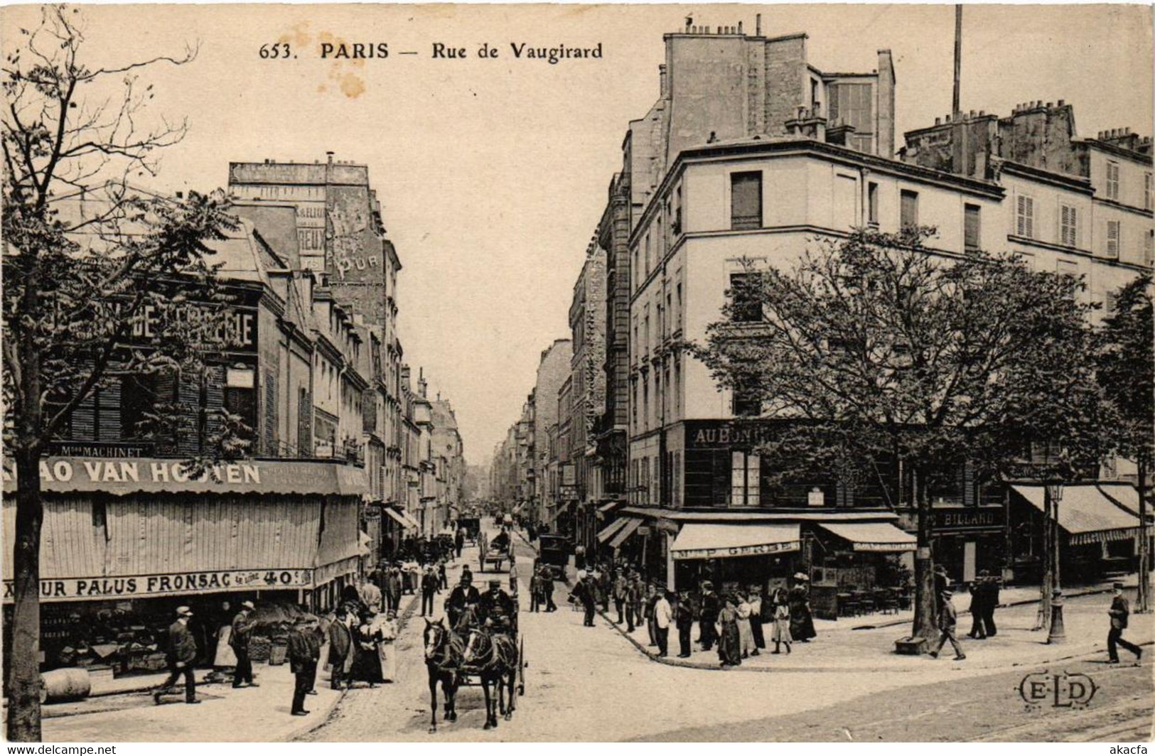 CPA PARIS 15e Rue De Vaugirard (536045) - Arrondissement: 15