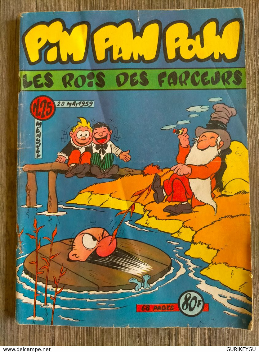Superbe Et Très Rare Bd PIM PAM POUM N° 25 LUG  20/05/1959 - Pim Pam Poum