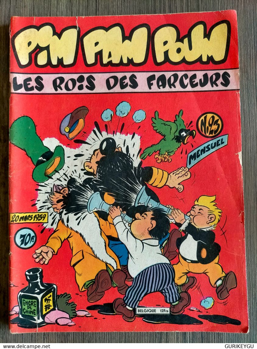 Superbe Et Très Rare Bd PIM PAM POUM N° 23 LUG  20/03/1959 - Pim Pam Poum