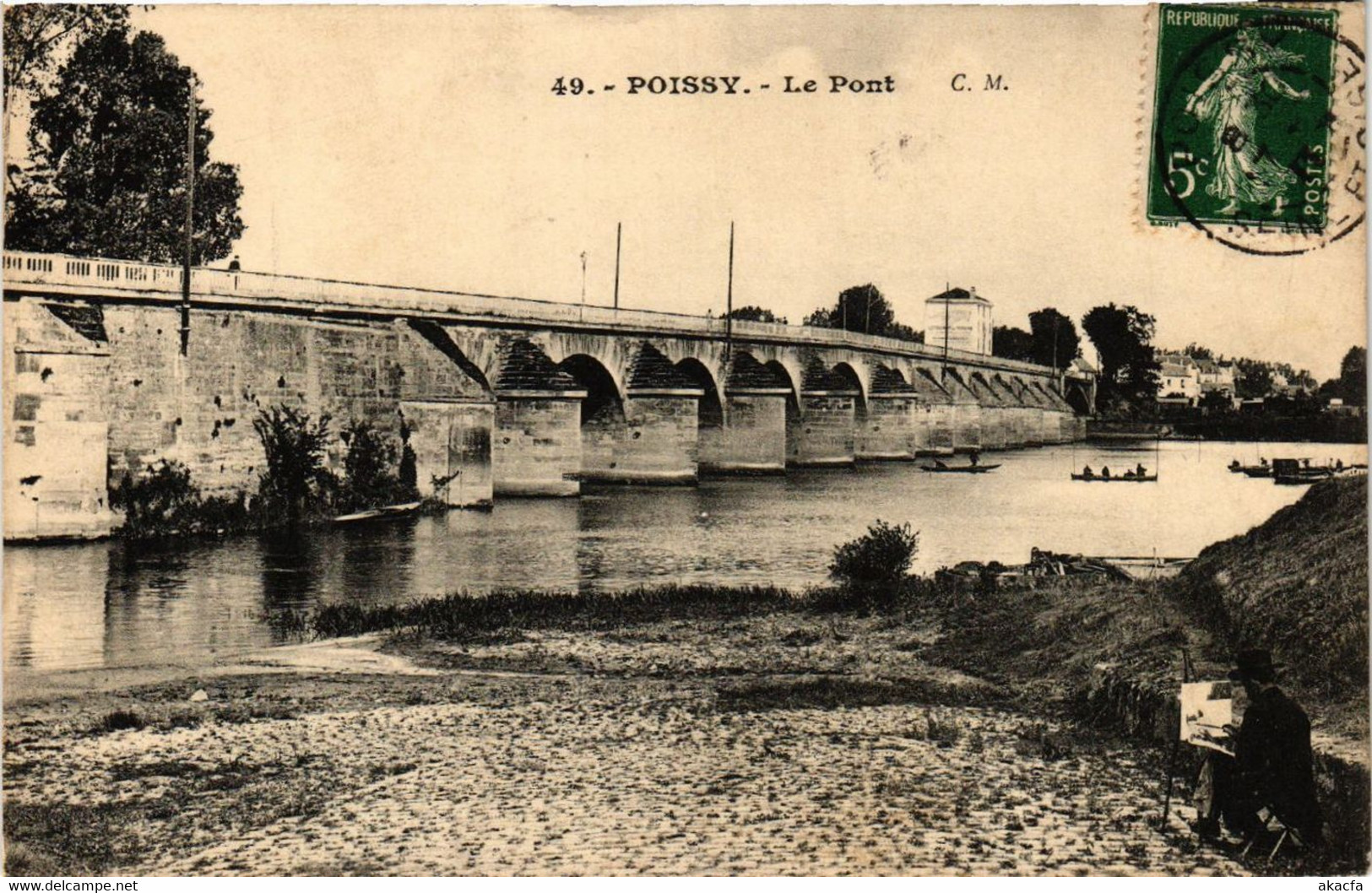 CPA POISSY - Le Pont (453121) - Poissy
