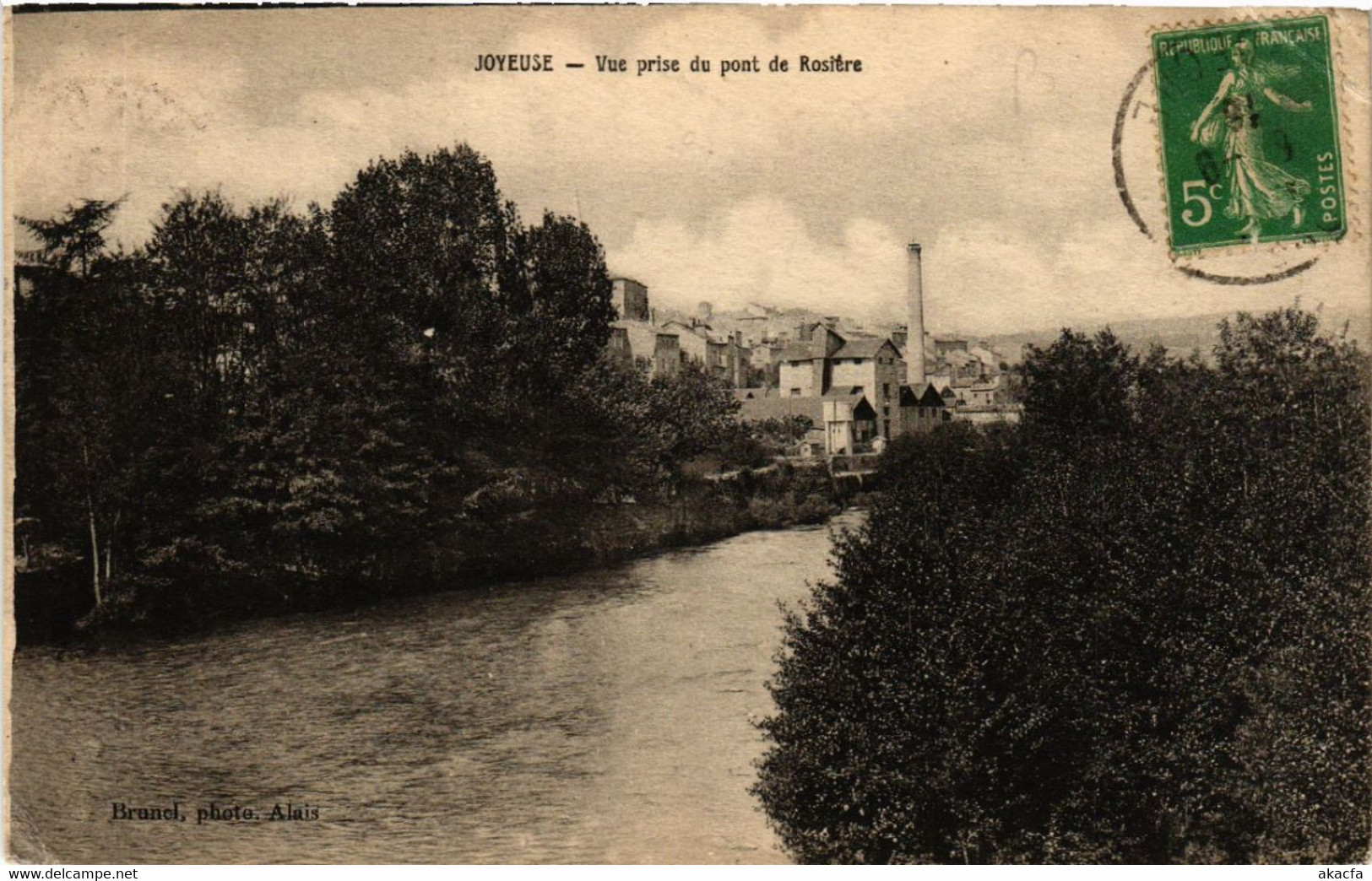 CPA JOYEUSE - Vue Prise Du Pont De Rosiere (484961) - Joyeuse