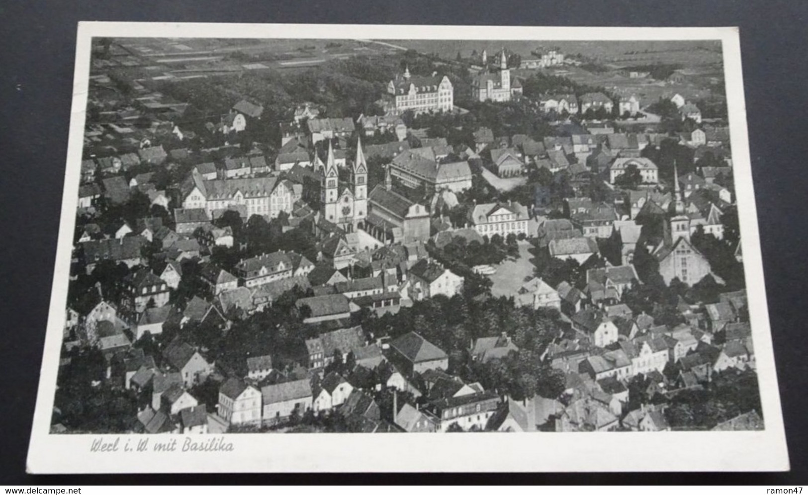 Werl I. W. Mit Basilika - 50 Jahre Cramers Kunstanstalt, Dortmund - Jaar 1955 - Werl