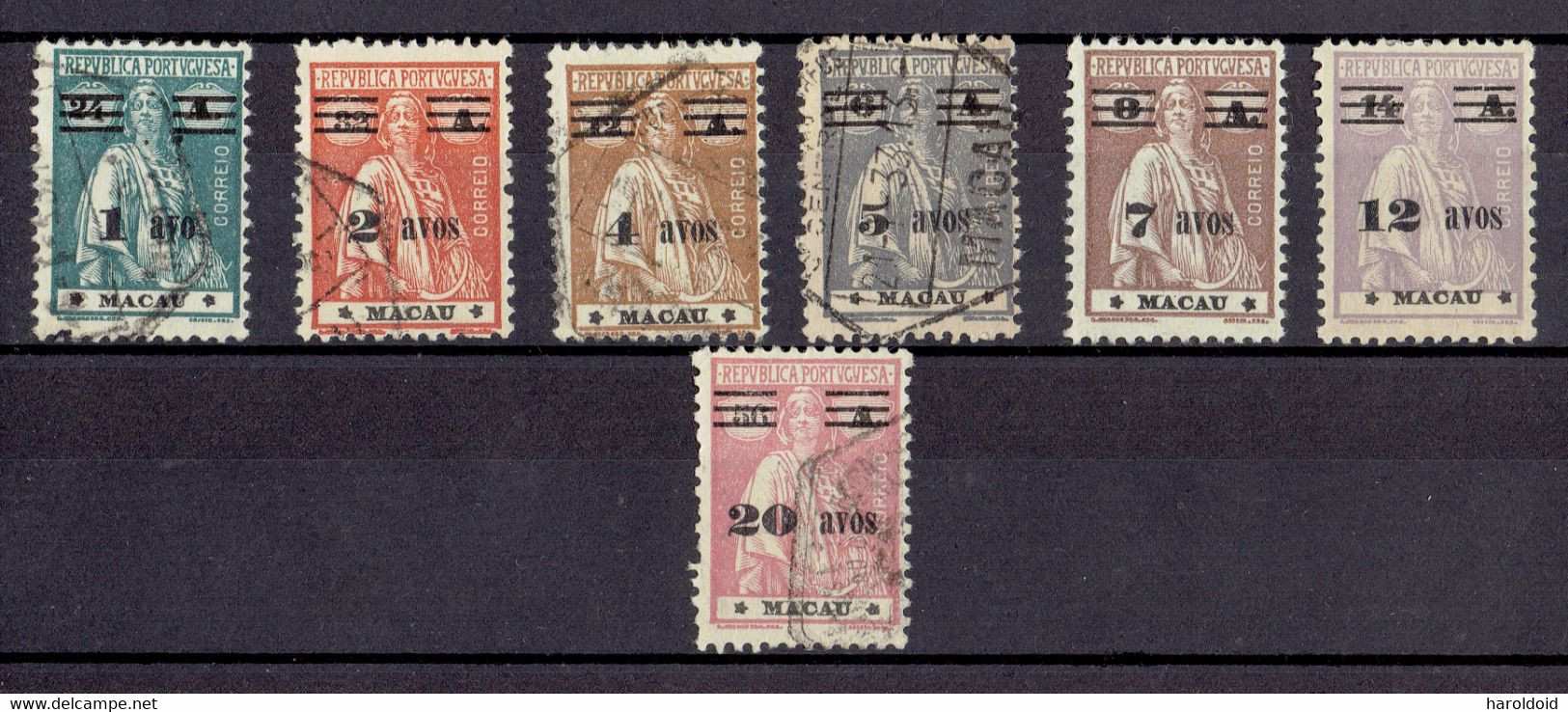 MACAO - LOT TP ENTRE LES N°267 ET 275 DONT LE N°271 ET 275 - De B à TB - 1931 - Altri & Non Classificati