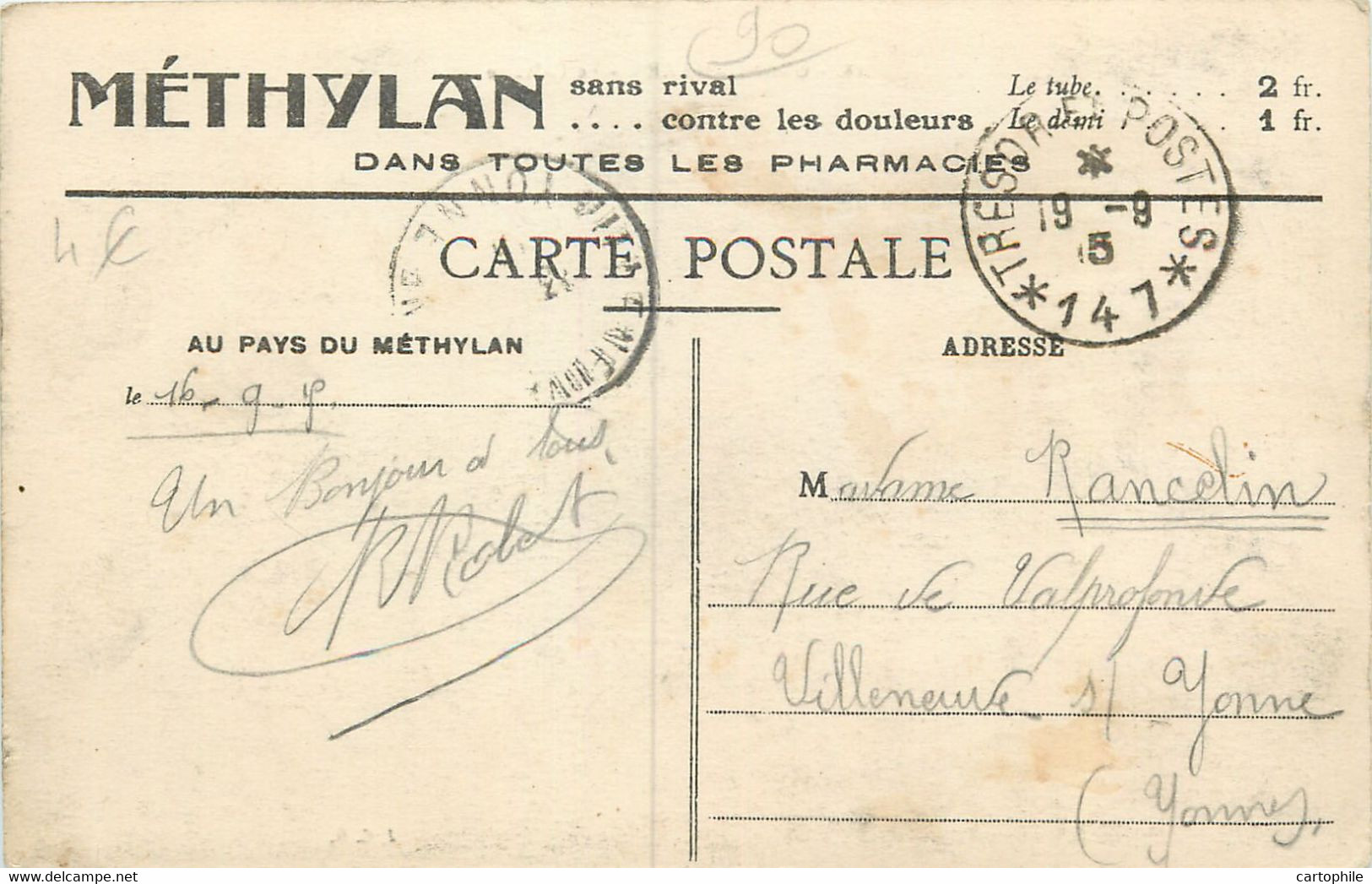 90 - Grandvillars - Le Calvaire En 1915 - Pub Pharmacie Au Dos - Grandvillars