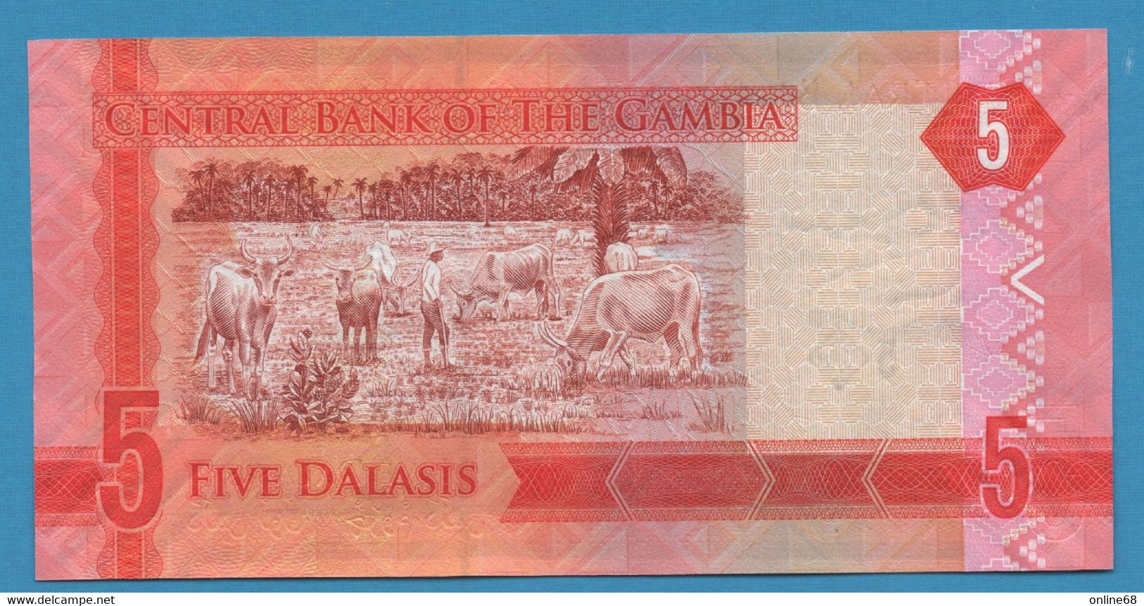 GAMBIA 5 DALASIS ND (2015) # B0288420 P# 31 Giant Kingfisher - Gambie