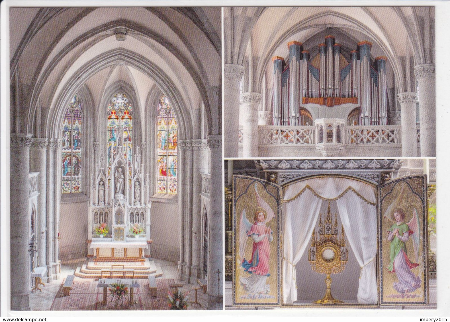 Ak BAD HALL, Stadtpfarrkirche, Altar, Orgel, Orgue, Traunviertel, Bezirk Steyr Land, - Bad Hall