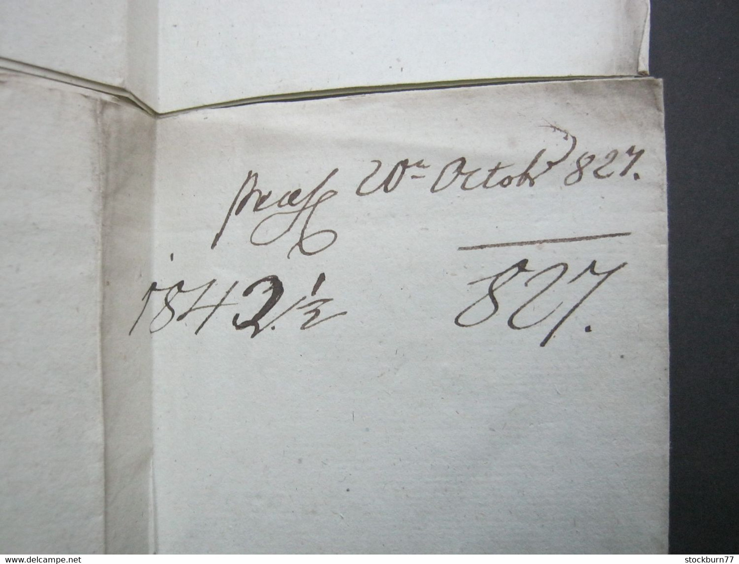 PRAG , ?   , Roter Stempel Auf Brief Mit Inhalt 1827 - ...-1918 Prefilatelia