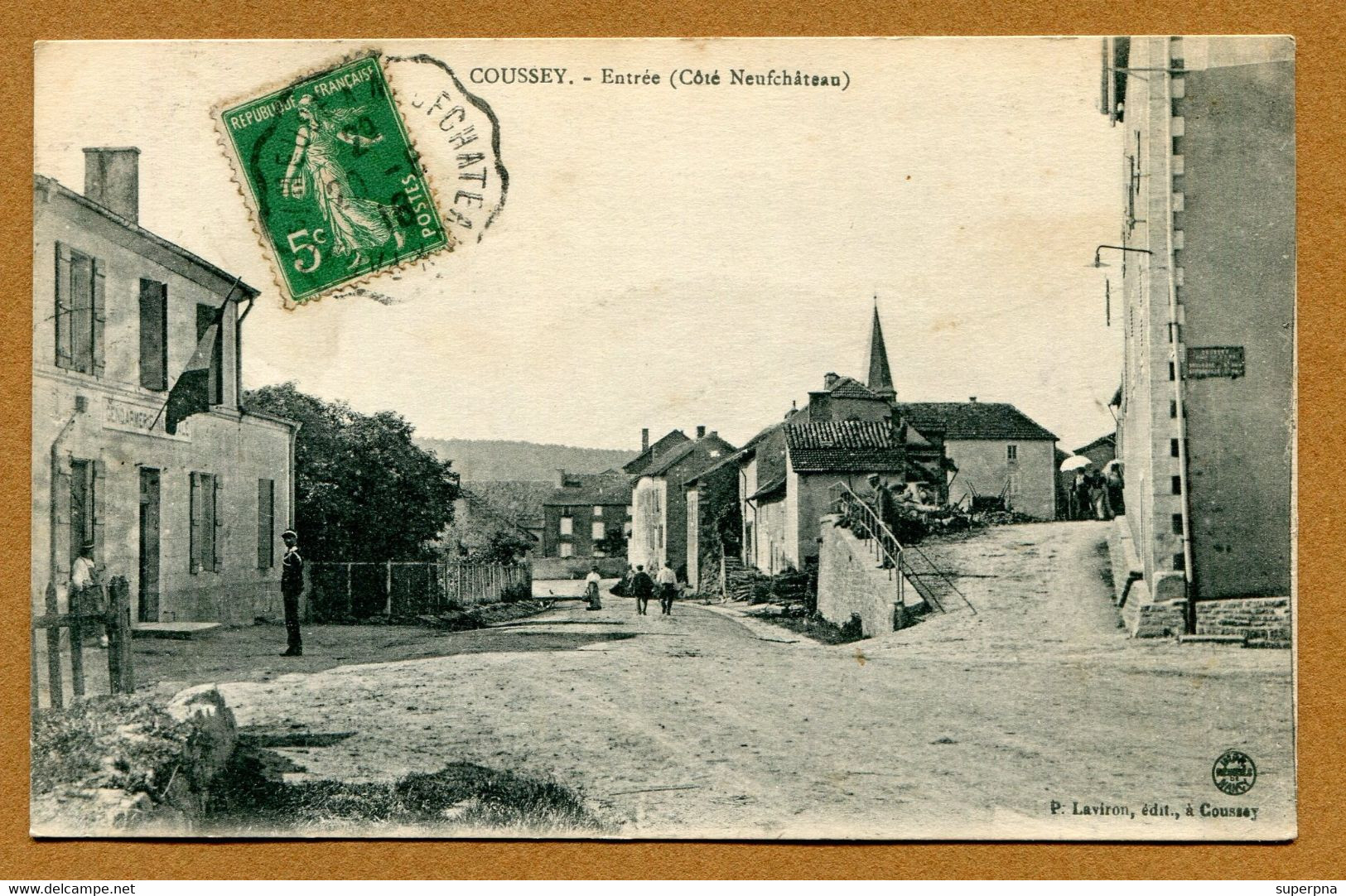 COUSSEY  (88) : " ENTREE COTE NEUFCHATEAU " - Coussey