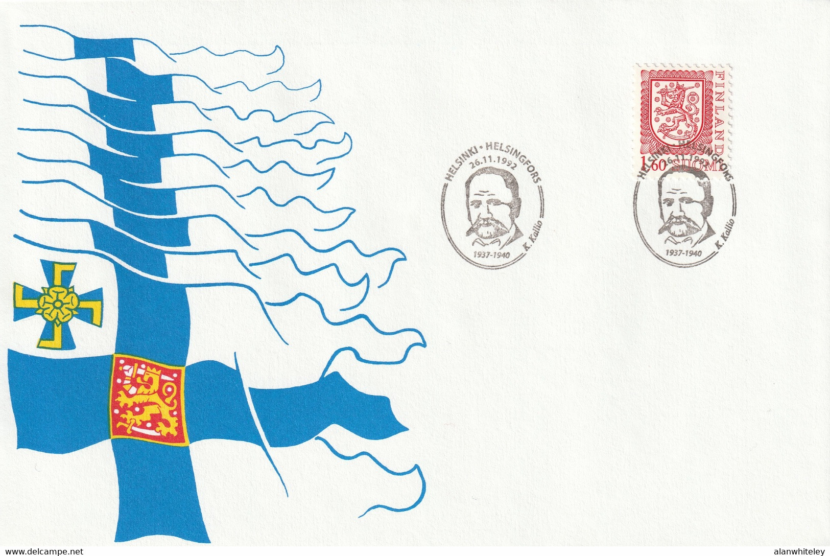 FINLAND 1992 Finnish Presidents: Set Of 9 Comemmorative Covers CANCELLED - Cartas & Documentos