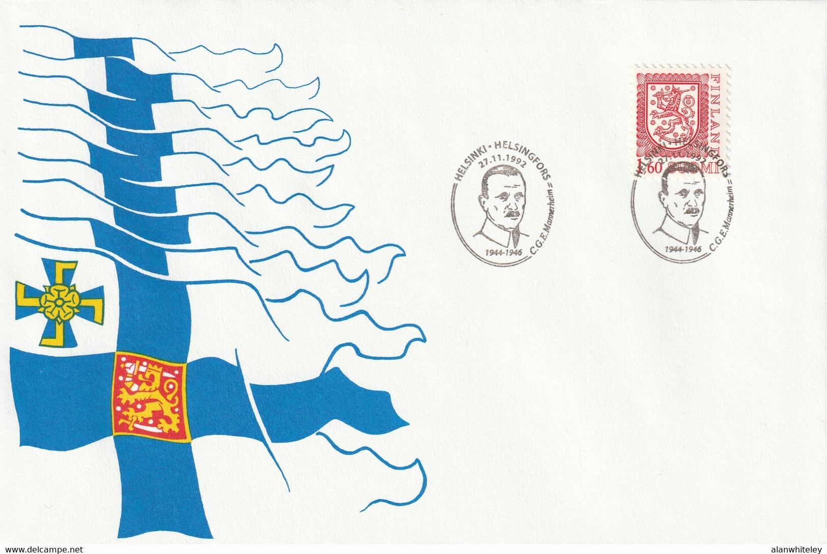 FINLAND 1992 Finnish Presidents: Set of 9 Comemmorative Covers CANCELLED