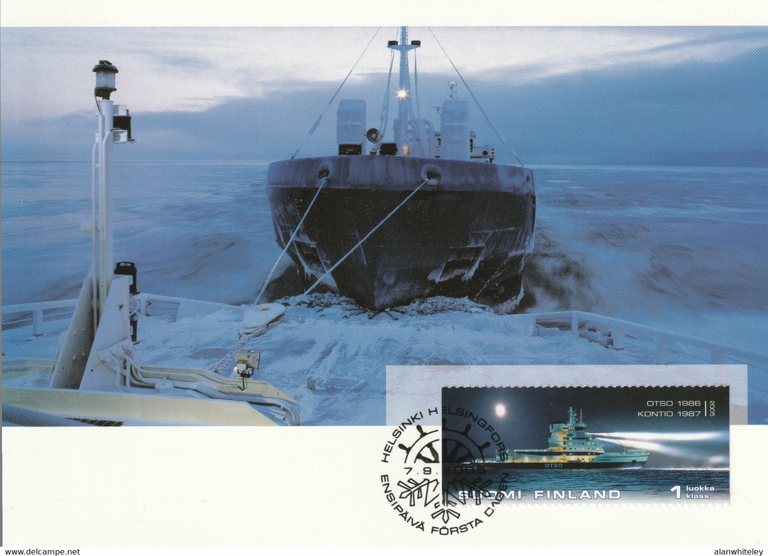 FINLAND 2005 Ice Breakers: Set Of 4 Maximum Cards CANCELLED - Maximumkarten (MC)