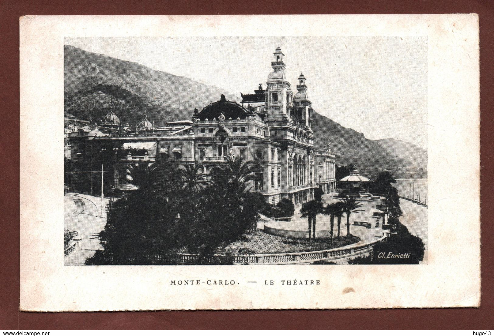 (RECTO / VERSO) MONTE CARLO - LE THEATRE - CPA SOUPLE - Opernhaus & Theater