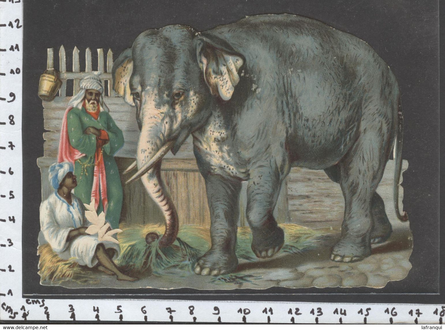 Ref B176- Authentique Decoupi Tres Bon Etat - Grand Decoupi Elephant - - Animals