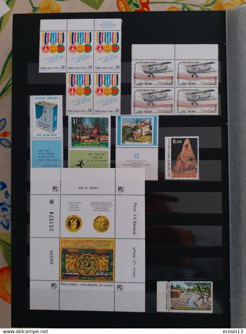 Collection De 1000 TIMBRES D'ISRAEL Et Blocs - NEUFS** - Collezioni & Lotti