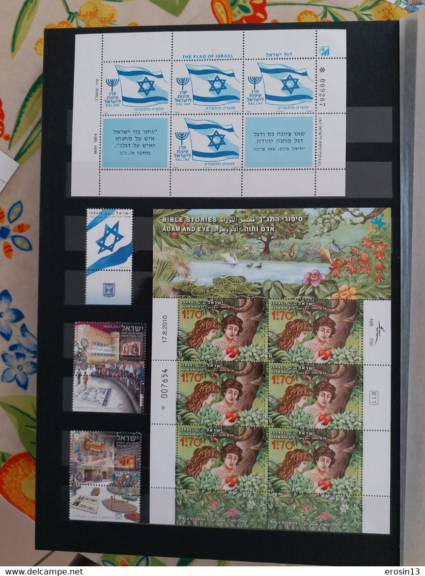 Collection De 1000 TIMBRES D'ISRAEL Et Blocs - NEUFS** - Collections, Lots & Séries