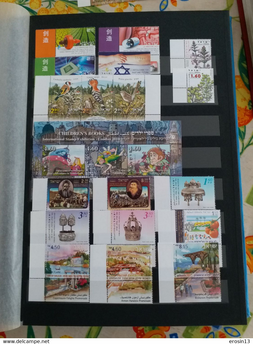 Collection de 1000 TIMBRES d'ISRAEL et Blocs - NEUFS**